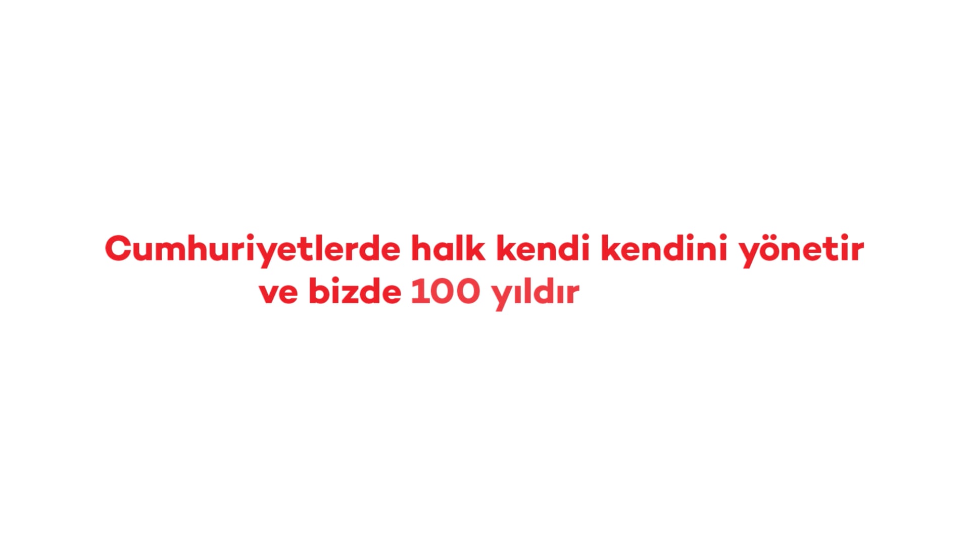 CUMHURİYET ''SENDE GURURLA GÖSTER HERKESE''